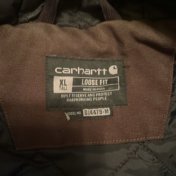 Men’s Chocolate Brown Carhartt Jacket - Picture 3 of 3